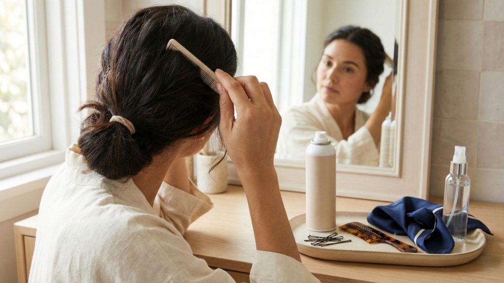 Acordou com a raiz oleosa e precisa sair rápido? Veja como disfarçar em minutos