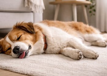 O que significa quando seu cachorro dorme com a língua de fora e por que isso é um bom sinal?