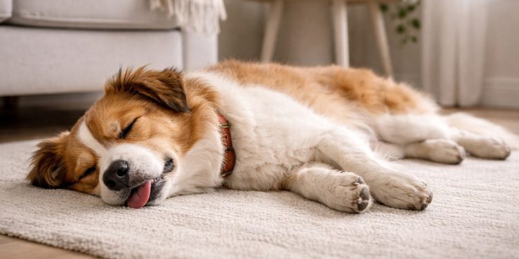 O que significa quando seu cachorro dorme com a língua de fora e por que isso é um bom sinal?
