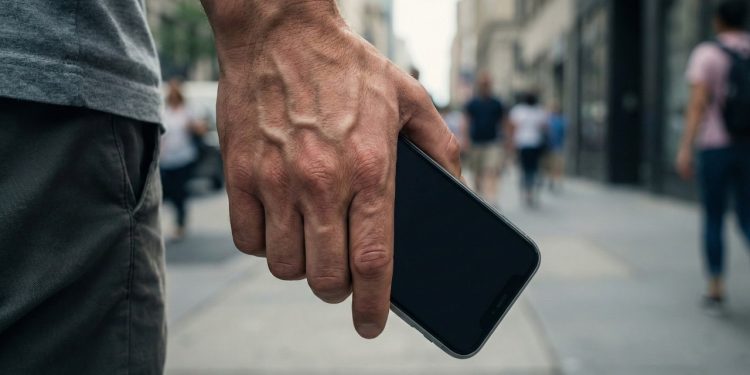 O que andar com o celular na mão o tempo todo revela sobre ansiedade