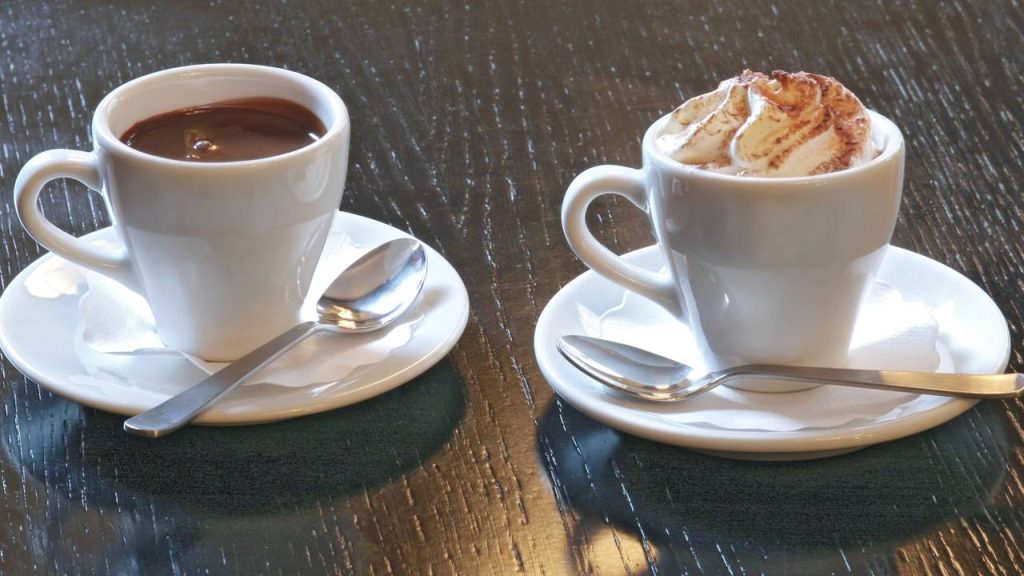 Chocolate quente cremoso