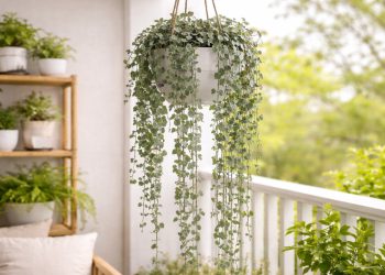 Essa planta cria uma cascata de folhas em forma de coração, cresce por metros e quase não dá trabalho