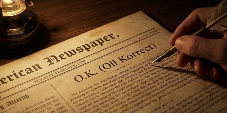 O curioso é que por trás dessas duas letras existe uma história improvável, cheia de brincadeiras linguísticas e teorias curiosas
