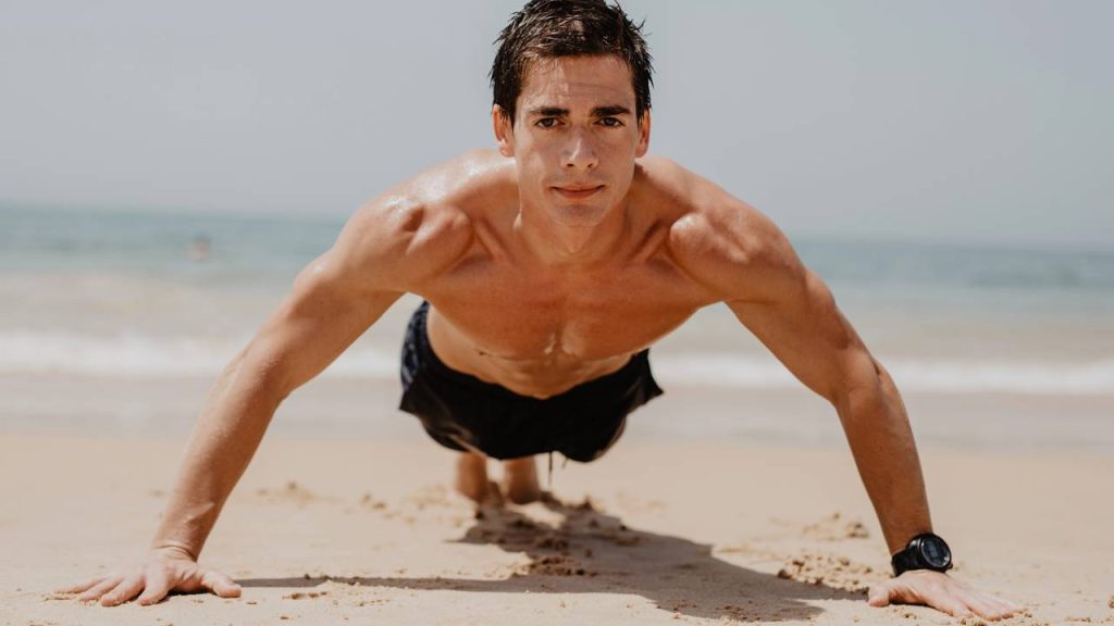 exercício areia