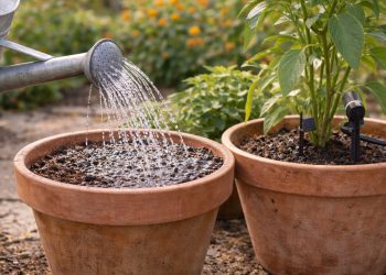 Como regar as plantas no verão sem queimar folhas nem perder água