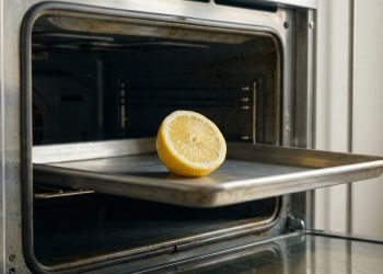 O truque com vapor, limão e detergente deixa a limpeza do forno muito mais simples