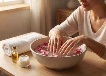 O escalda-mãos que relaxa e prepara a pele para uma hidratação intensa sem sair de casa