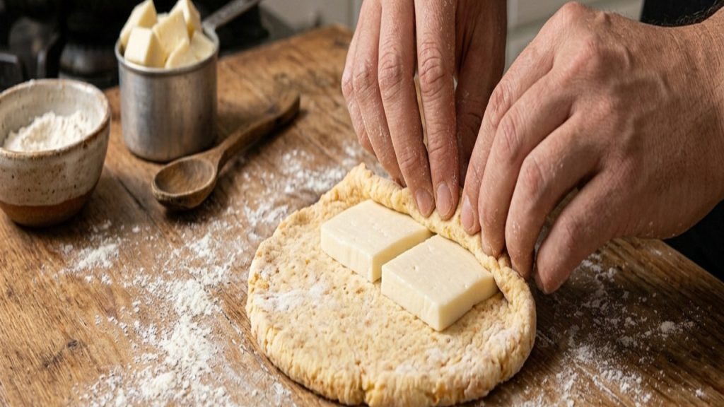 pão de queijo na frigideira.