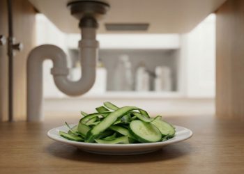 Esse truque com pepino fresco ajuda a espantar baratas da cozinha e ainda evita o uso de venenos