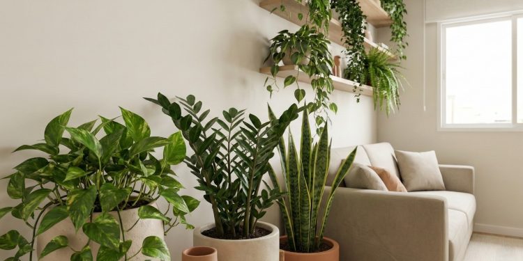 Mesmo com pouco espaço, a decoração com plantas muda o visual da casa