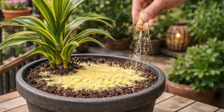 Polvilhar polenta nos vasos do jardim: por que é recomendado e quais os benefícios?