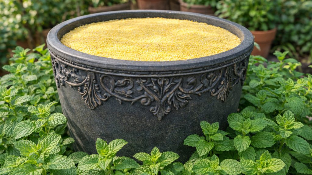 polenta nos vasos