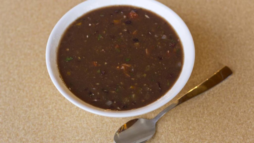 sopa de feijão