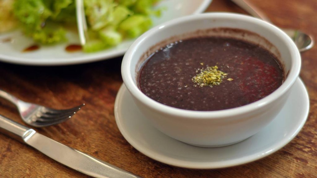 sopa de feijão