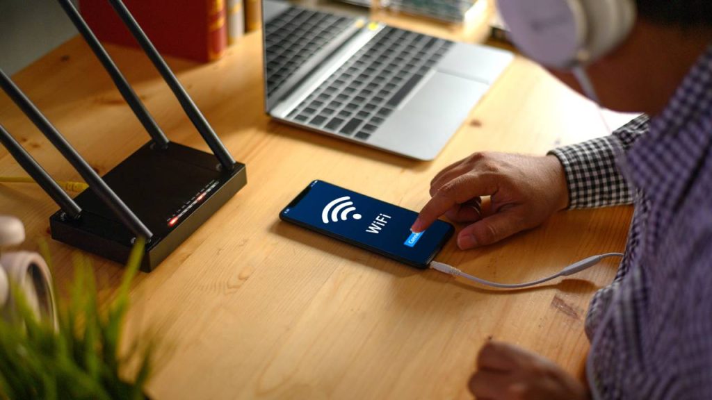 desligar o Wi-Fi à noite