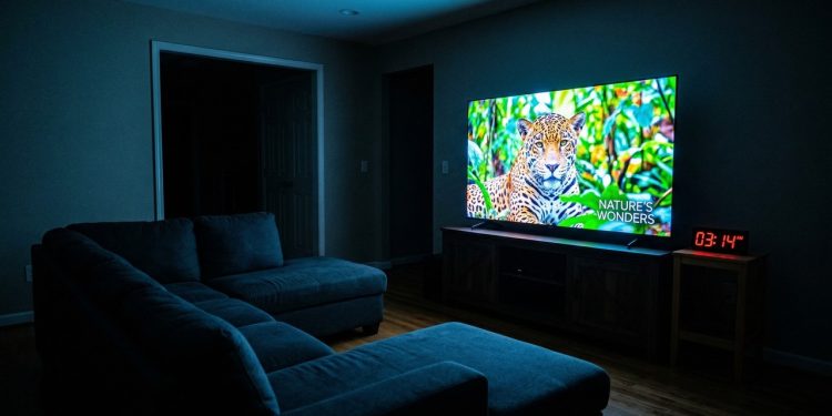 Quanto custa deixar a televisão ligada a noite inteira mesmo sem ninguém assistindo