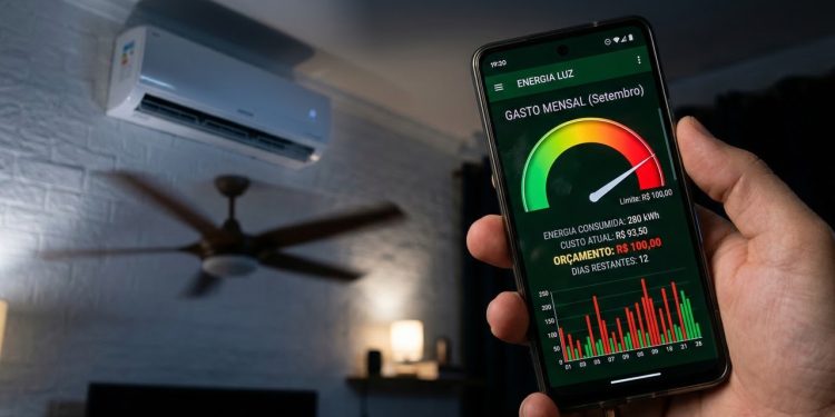Quantas horas por dia pode usar o ar-condicionado para que a conta de luz não aumente mais do que 100 reais