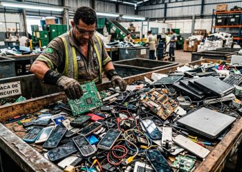 A vida curta dos eletrônicos e o problema crescente do lixo tecnológico