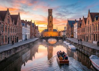 Como esta cidade se tornou a capital comercial da Europa durante a Idade Média
