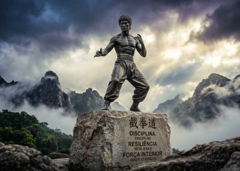 Bruce Lee: "Não ore por uma vida fácil, ore por forças para suportar uma vida difícil.”