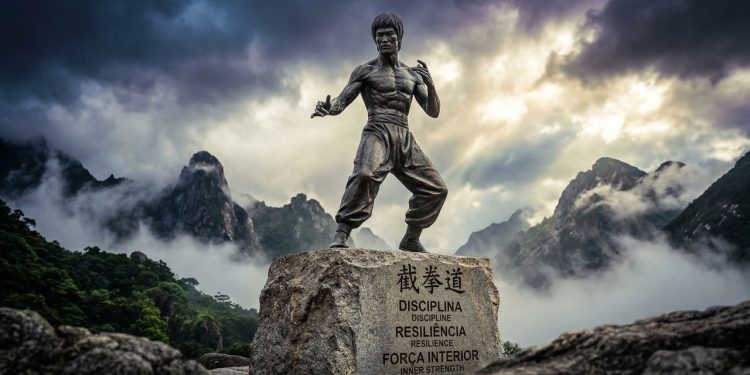 Bruce Lee: "Não ore por uma vida fácil, ore por forças para suportar uma vida difícil.”