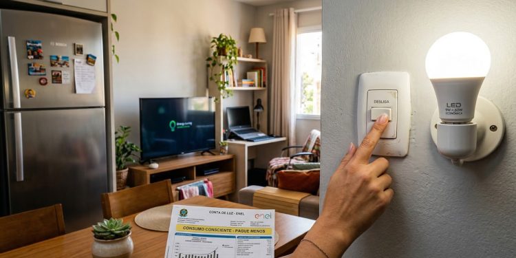Pequenos hábitos diários que aumentam sua conta de luz e como evitá-los