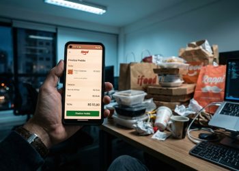 Quanto custa pedir almoço por aplicativo todos os dias durante um mês