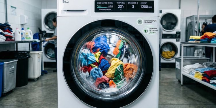 Para roupas que duram mais, a ciência diz: use este ciclo de lavagem.