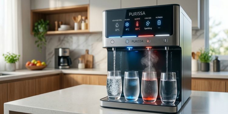 Adeus ao filtro de água e ao purificador: o novo aparelho que filtra, resfria, aquece e carbonata a água direto da torneira