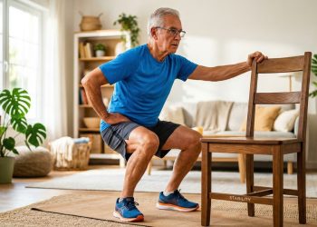 Nem caminhar nem andar de bicicleta: o exercício simples que protege os joelhos dos idosos