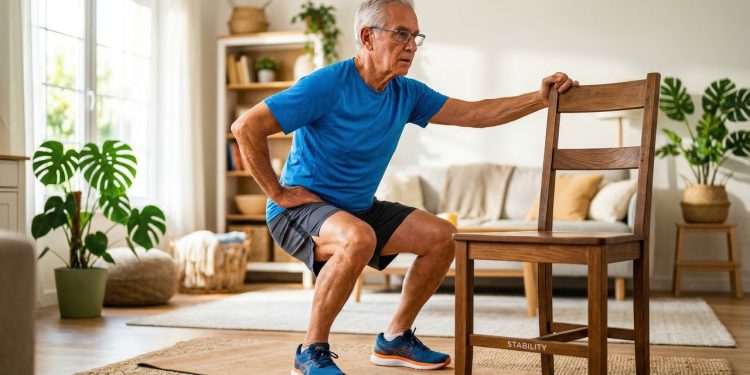 Nem caminhar nem andar de bicicleta: o exercício simples que protege os joelhos dos idosos