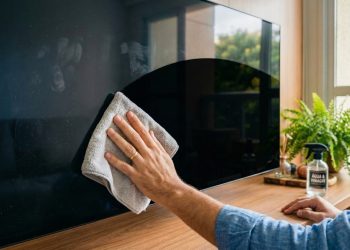 Como limpar a tela da TV sem riscar usando um truque caseiro que deixa a imagem mais nítida na hora
