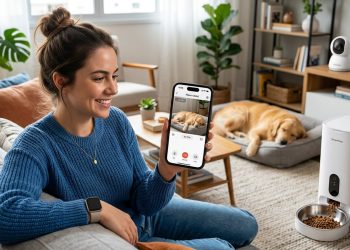 Câmeras e comedouros inteligentes para pets facilitam o cuidado à distância na rotina corrida