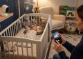 Baba eletrônica ou câmera Wi-Fi ajuda pais a acompanhar o bebê à distância