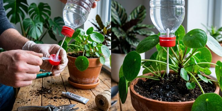 Aprenda a criar um gotejador caseiro com garrafa plástica e cotonete e nunca mais perca as plantas do seu jardim