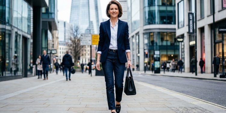 5 combinações elegantes com jeans para mulheres de 40+ sem parecer muito juvenil