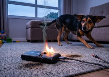 Cachorro acidentalmente causa incêndio na casa enquanto os donos estão fora