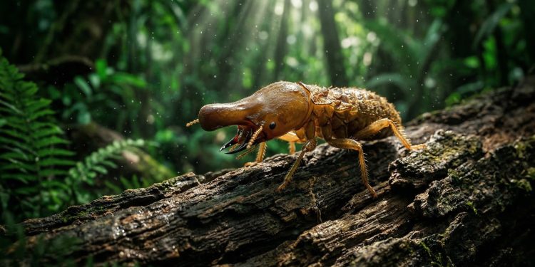 Uma nova espécie de inseto, com uma cabeça que lembra a de uma baleia, está surpreendendo os cientistas