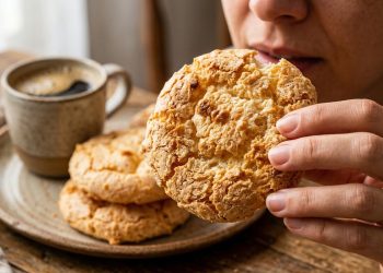 Biscoito de polvilho doce crocante e fácil rende muitas porções para o café da tarde