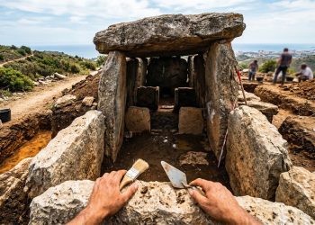 Arqueólogos descobriram uma tumba de 5.000 anos cheia de tesouros antigos