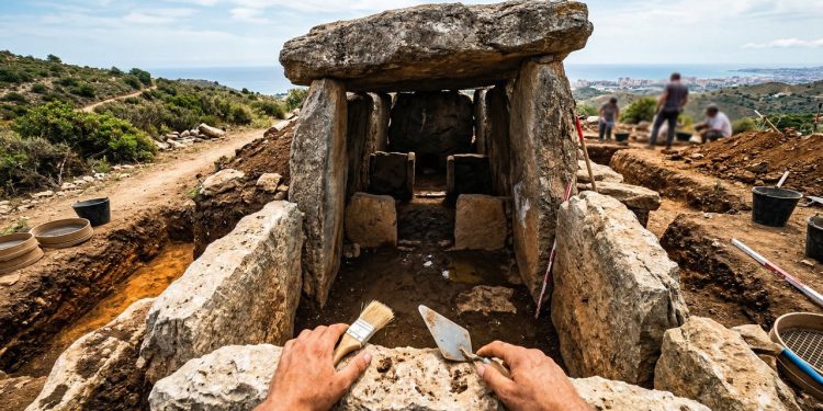 Arqueólogos descobriram uma tumba de 5.000 anos cheia de tesouros antigos