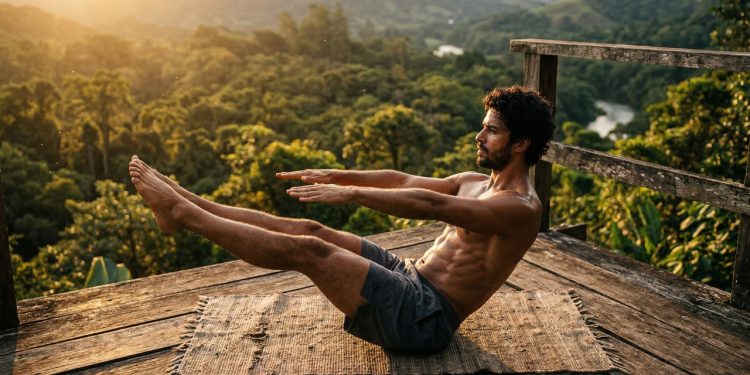 As posturas de ioga ajudam a aumentar a força abdominal de forma muito mais eficaz do que os abdominais tradicionais