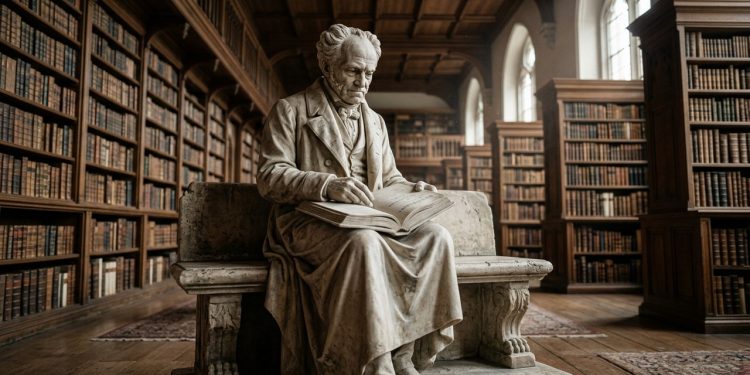 Schopenhauer critica o acúmulo de livros sem a dedicação de tempo para leitura