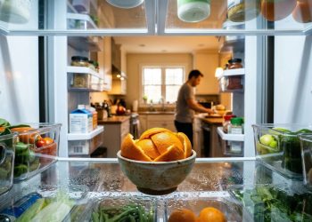 Como limpar o interior da geladeira e eliminar odores com bicarbonato, vinagre e casca de laranja, deixando-a sem cheiro e brilhando como nova