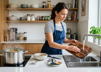 Sete características de pessoas que limpam a cozinha imediatamente após cozinhar