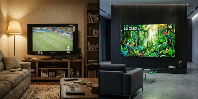 Quanto custava uma TV de 40 polegadas em 2010 no Brasil, corrigida pela inflação, comparada com 2026