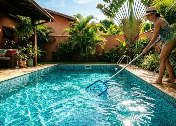 Quanto custa manter uma piscina pequena em casa por mês