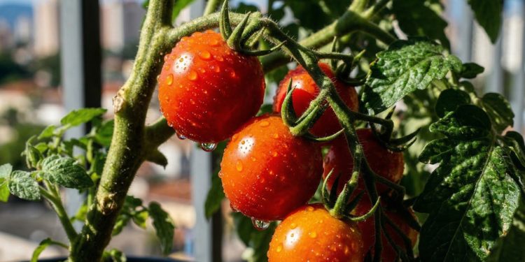Quanto custa plantar tomate em casa e colher tomates frescos direto do vaso invés de comprar no mercado