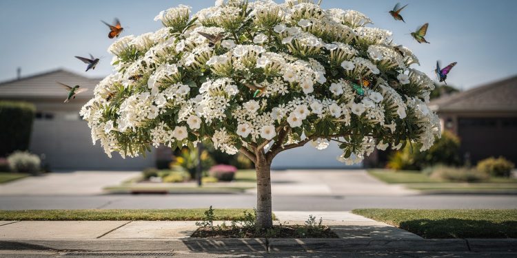 O cazahuate é a árvore ideal para calçadas devido às suas raízes não agressivas