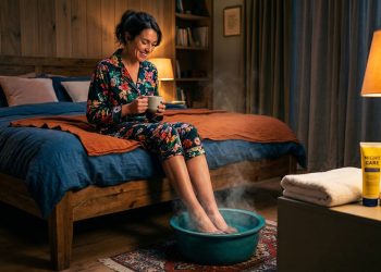 Deixe seus pés em água morna por 15 minutos antes de dormir: podólogos recomendam e o efeito é incrível
